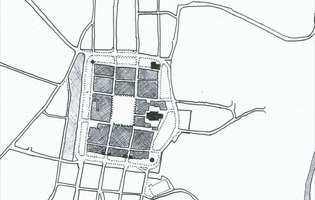 Plan de la bastide, origine CEB (Centre d'Etude des Bastides)