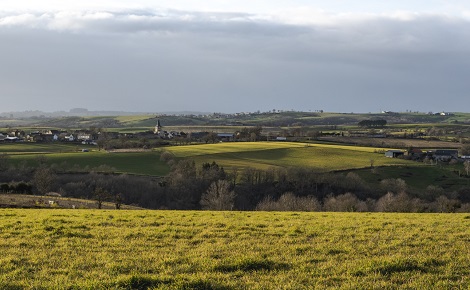 Le plateau du ségala à Jouels - phot Ch. Spiesser