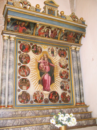 Retable de l'église de Jouels