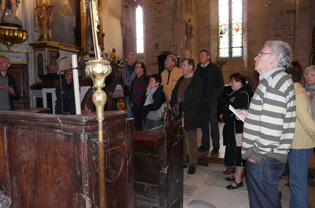 Visite guidée de l'église de Sauveterre