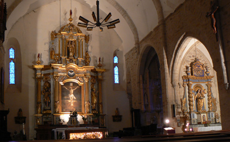 Le retable de la collégiale